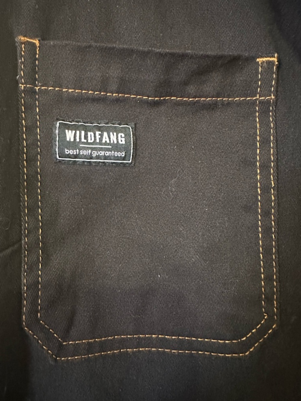 Wildfang The Essential Long Sleeve High Waisted Coverall in black - Size XL - Picture 3 of 8